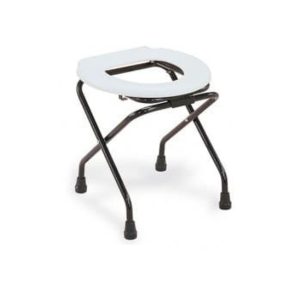 med e move folding commode stool with lock